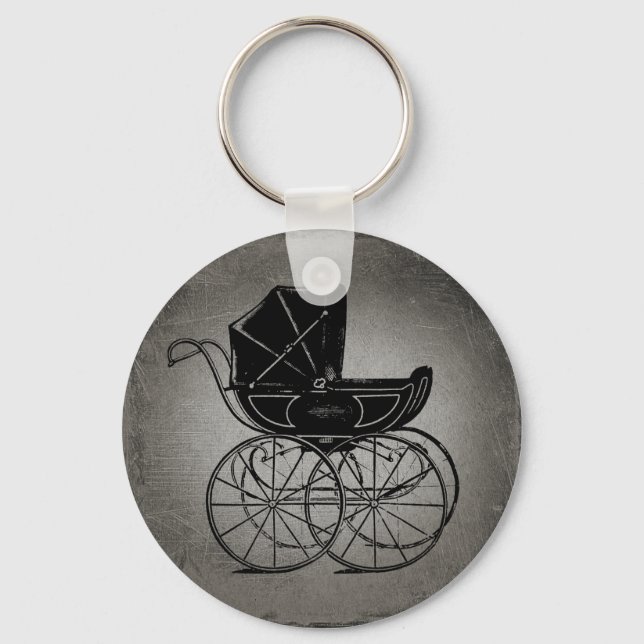 Gothic Baby Carriage Schlüsselanhänger (Vorderseite)