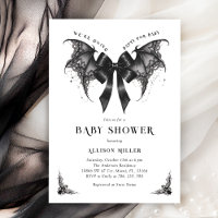 Gothic Baby Shower Einladung