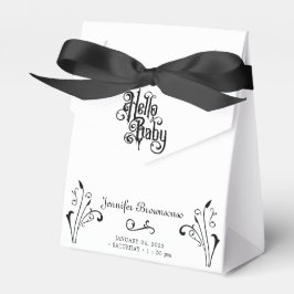 Gothic Baby Shower Theme Party Geschenkschachtel