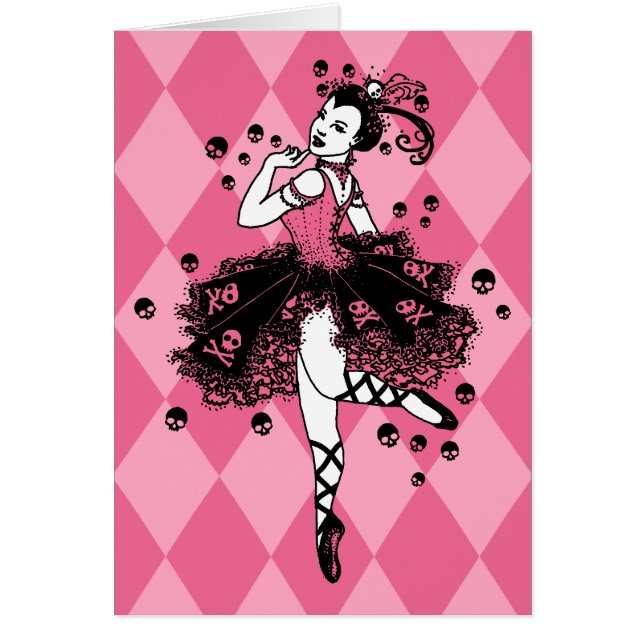Gothic Ballerina in Rosa (Vorne)