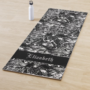 Gothic Baphomet Devilish Occult Goth Girls Yogamatte