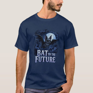 Gothic Bat Artwork - Retro Dark Humor Aesthetic T-Shirt