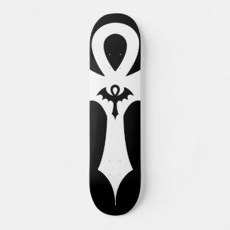 Gothic Bat Wing Ankh Skateboard