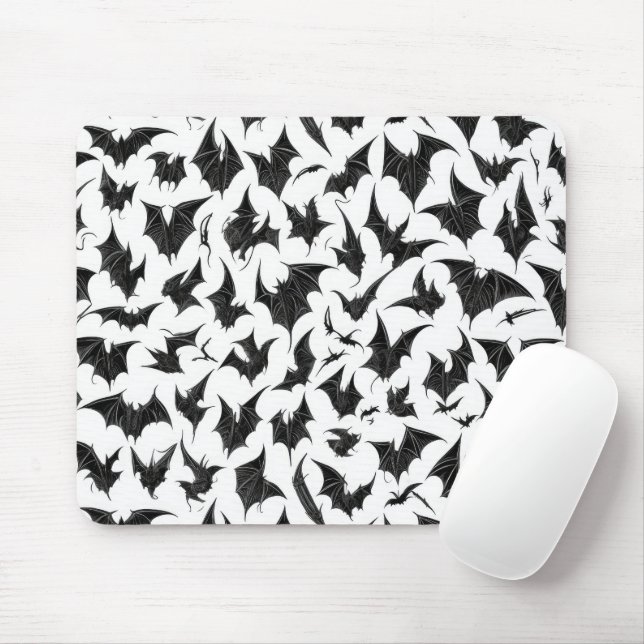 Gothic Bats Mousepad (Mit Mouse)
