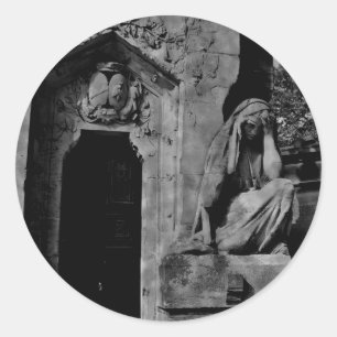 Gothic beautiful grab sticker