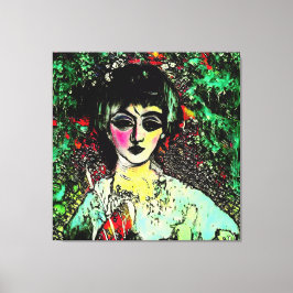 Gothic Beauty Portrait  Leinwanddruck