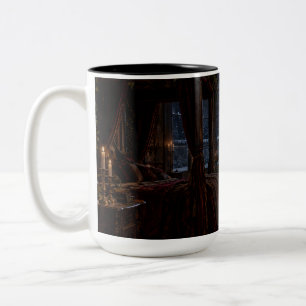 Gothic Bedroom Hearth Black Mug Besänftigende Wi Zweifarbige Tasse