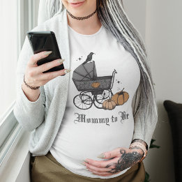 Gothic Black A Baby is Brewing Herbst-Baby-Party Tri-Blend Shirt