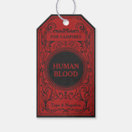 Gothic Black and Red Antique Vampire Blutmarke Geschenkanhänger