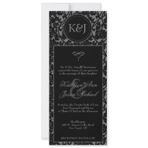 Gothic Black & Gray Blüh Hochzeit