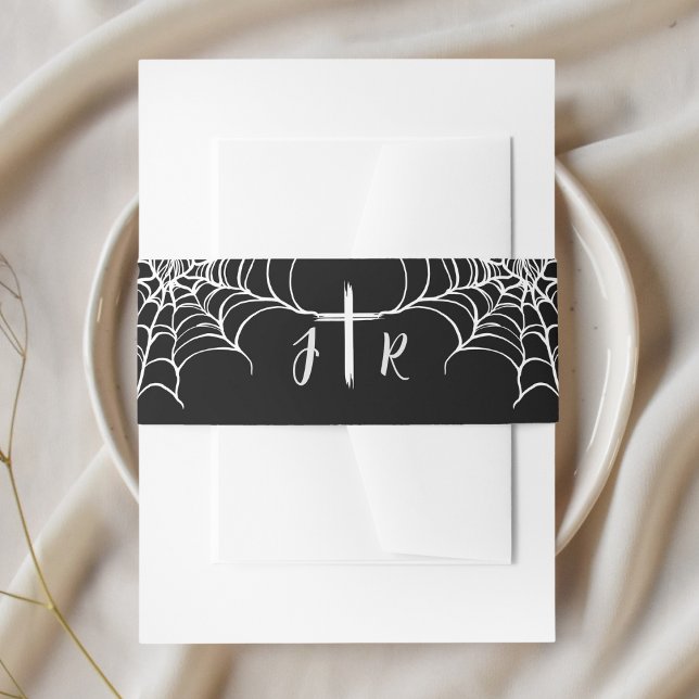 Gothic Black HalloWedding Einladung Bly Bands Einladungsbanderole (Von Creator hochgeladen)