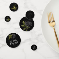 Gothic Black Rose Brautparty