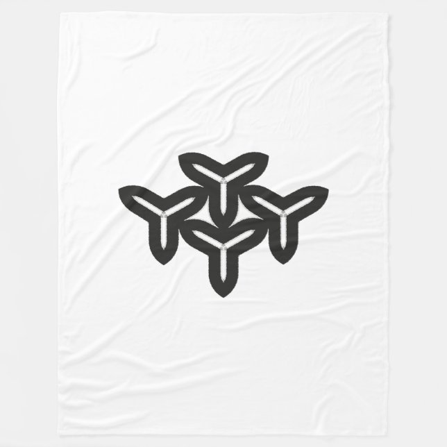 Gothic Blades Fleece Blanket (Vorderseite)