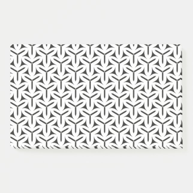 Gothic Blades Muster Postit Notes Post-it Klebezettel (Vorderseite)