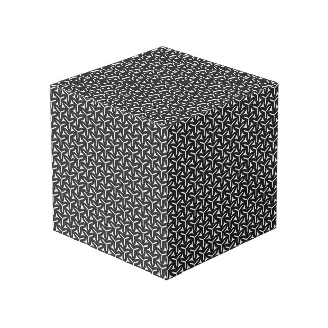 Gothic Blades Pattern Cube Würfel (Rückseite Schrägansicht)