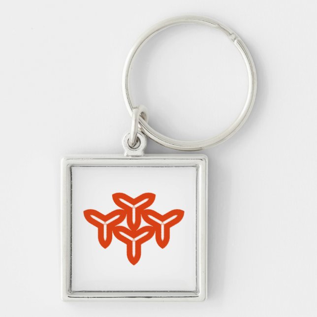 Gothic Blades Pattern Keychain Schlüsselanhänger (Vorne)