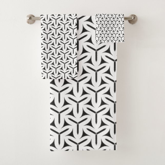 Gothic Blades Pattern Wash Tuch (Insitu)