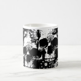 Gothic Bloom Tasse - Eine dunkel elegante Fusion v