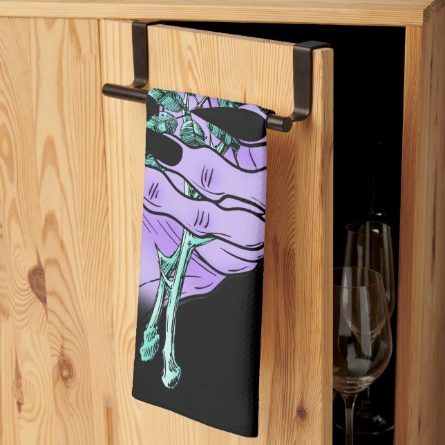 Gothic Bouquet Küchentuch (Drittel gefaltet)