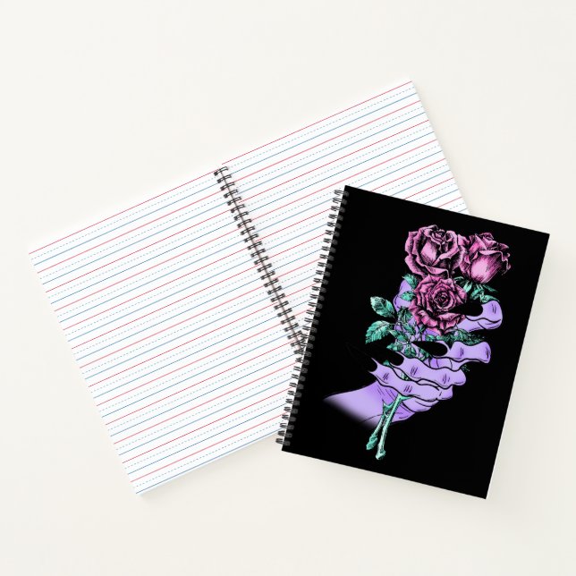 Gothic Bouquet-Notebook Notizbuch (Innenseite)