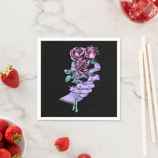 Gothic Bouquet Paper Napkins Serviette (Beispiel)