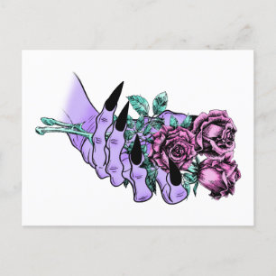 Gothic Bouquet Postcard Postkarte