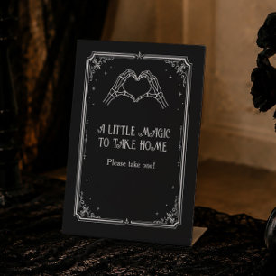 Gothic Braut oder Stirb - Geschenk für Brautparty Sockelschild
