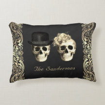 Gothic Bride Groom Skulls bis zum Personalisierten