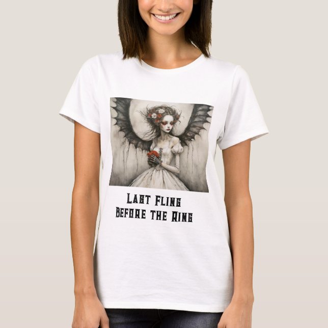 Gothic Bride T-Shirt (Vorderseite)