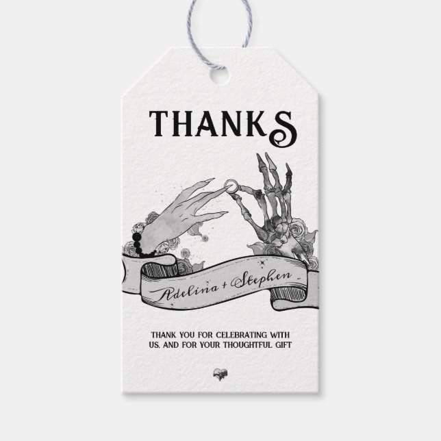 Gothic Bridge oder Die Til Death Bachelorette Week Geschenkanhänger (Vorderseite)