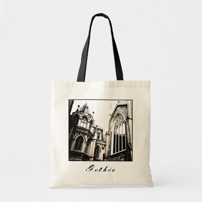 "Gothic" Budget Leinwand Tasche (Vorne)
