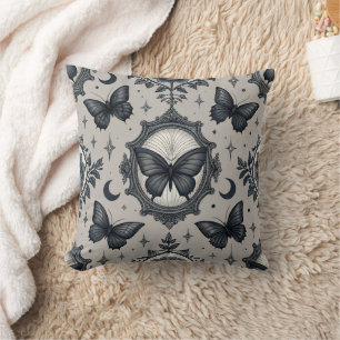 Gothic Butterfly Blumenmuster (2) Kissen