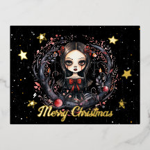 Gothic Christmas Girl