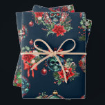 Gothic Christmas Skull Wrapping Paper Geschenkpapier Set<br><div class="desc">Es ist wieder die Zeit des Jahres und die Kreationen von Artistic Mayhem haben euch mit unserem neuen gotischen Weihnachtspapier got! Fügen Sie Ihren Geschenken in dieser Urlaubssaison eine Touch dunkler Eleganz mit unserem einzigartigen und künstlerischen Verpackungspapier hinzu. Dieses Verpackungspapier mit aufwändigen Designs von Schädeln, Fledermäusen und anderen gotischen Elementen...</div>