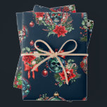 Gothic Christmas Skull Wrapping Paper Geschenkpapier Set<br><div class="desc">Es ist wieder die Zeit des Jahres und die Kreationen von Artistic Mayhem haben euch mit unserem neuen gotischen Weihnachtspapier got! Fügen Sie Ihren Geschenken in dieser Urlaubssaison eine Touch dunkler Eleganz mit unserem einzigartigen und künstlerischen Verpackungspapier hinzu. Dieses Verpackungspapier mit aufwändigen Designs von Schädeln, Fledermäusen und anderen gotischen Elementen...</div>