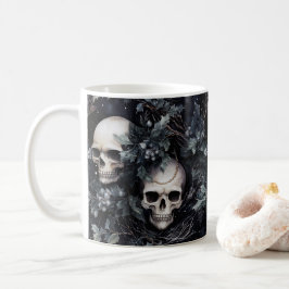 Gothic Christmas Skulls Kaffeetasse