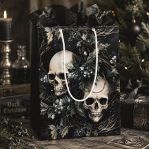Gothic Christmas Skulls