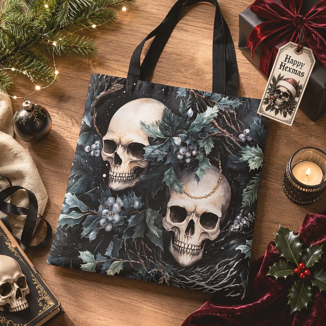 Gothic Christmas Skulls Tasche (Von Creator hochgeladen)