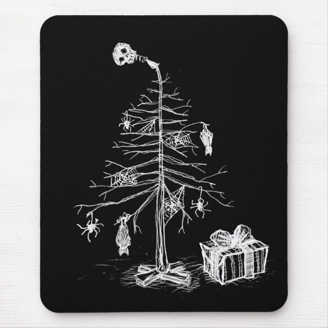 Gothic Christmas Tree Mousepad (Vorne)