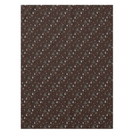 Gothic Christmas Tree Snowman Animals Tischdecke