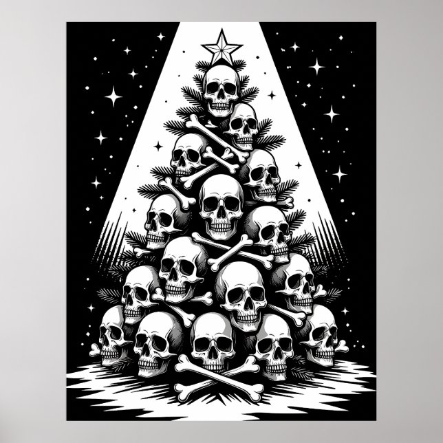 Gothic Christmas Tree V Poster (Vorne)