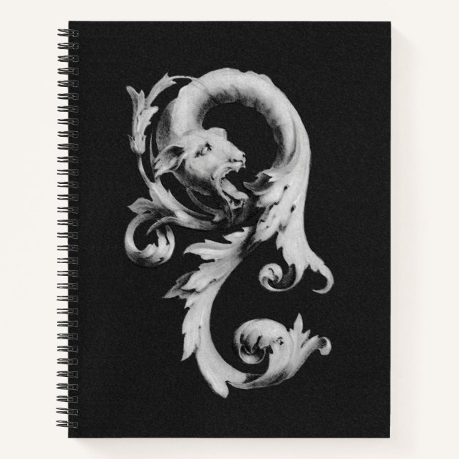 Gothic Creature Spiral Notebook Notizbuch (Vorderseite)