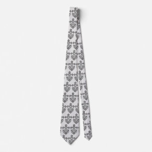 Gothic Cross and Skulls Krawatte