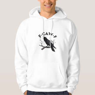 Gothic Crow Funny F-Caw-F Humor Essential Creative Hoodie