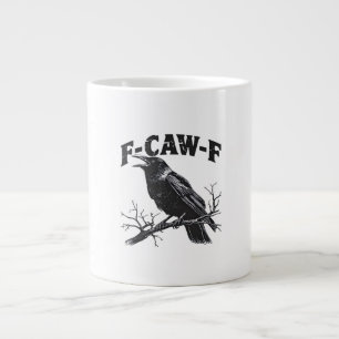 Gothic Crow Humor F-Caw-F Lustig Essential Jumbo-Tasse