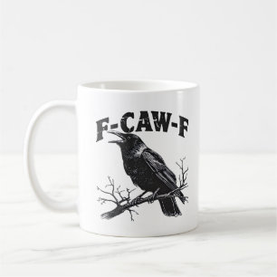 Gothic Crow Humor F-Caw-F Lustig Essential Kaffeetasse