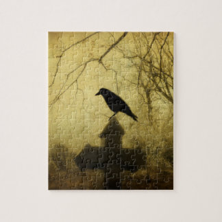 Gothic Crow On Cross