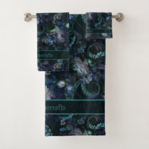 Gothic Cthulhu Türkis Tentacle mit Blume