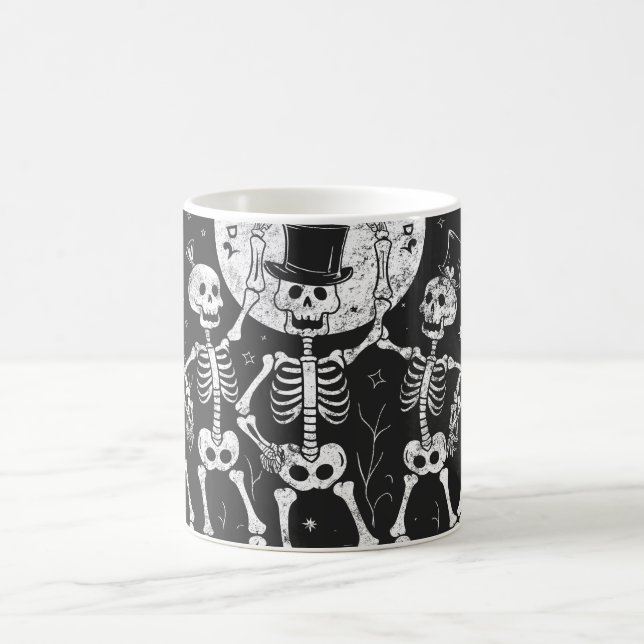 Gothic Dancing Skeleton Geschenksammlung Kaffeetasse (Mittel)