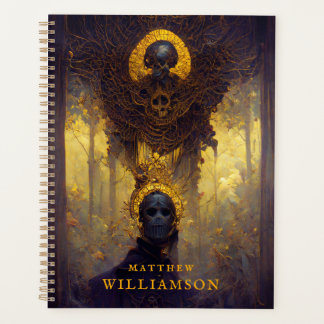 Gothic Dark Fantasy Tod mit Ihrem Namen Planer